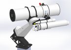 3D model s dalekohledy